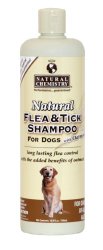 Natural Chemistry Natural Flea and Tick Shampoo with Oatmeal for Dogs, 16.9-Ounce