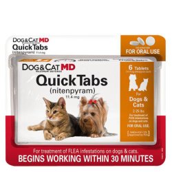 New Dog & Cat Md Quick Tabs for 2-25 Lbs. – (Nitenpyram)(capstar)