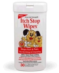 Petkin Itch Stop Wipes for Cats & Dogs