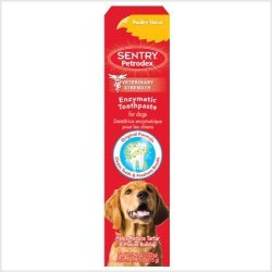 Petrodex Enzymatic Toothpaste Dog Poultry Flavor, 6.2-ounce (Pack of 6)