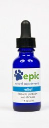 Relief – Natural, Electrolyte, Odorless Pet Supplement That Reduces Pain and Joint Stiffness Naturally (Dropper, 1 Ounce)