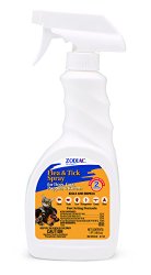 Zodiac Flea & Tick Spray for Dogs, Puppies, Cats, and Kittens, 16-ounce