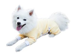 Cover Me by Tui Adjustable Fit Step-into with Long Sleeve for Pets, Large, Yellow