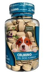 Primo Pup Calming Chewables Stress Support for Dogs with Chamomile & L-tryptophan, 90 Count