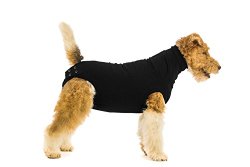 Suitical Recovery Suit for Dogs in color Black – size XX-Large