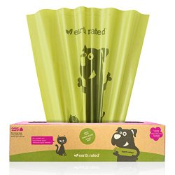 225-Count Earth Rated® Lavender-Scented X-Large Pet Waste Bags for Dog Waste, Cat Litter, and Pantries