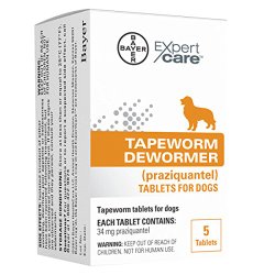 Bayer Expert Care Tapeworm Dewormer Dog Tablets