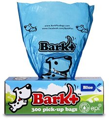 Dog Waste Poop Bags, 300 Count Blue, by Bark+