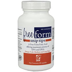 DVM PHARMACEUTICALS 60 Count Free Form Snip Tip Nutritional Supplements for Dog, Medium/Large