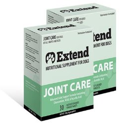 Extend – Joint Care For Dogs – 2 Box Special! – Glucosamine for Dogs with MSM & Ascorbic Acid Pure Grade Ingredients – 100% Money Back Guarantee