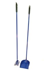 Flexrake 56M Galvanized Steel Scoop and Rake/Spade with 31-Inch Metal Handle