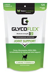 Glyco Flex  2 Hip and Joint Supplement for Dogs, 120  Bite Sized Chews