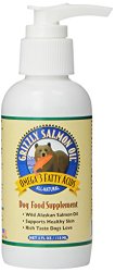 Grizzly Salmon Oil 359007 Grizzly Salmon Oil Pump-Bottle for Dogs, 4-Ounce