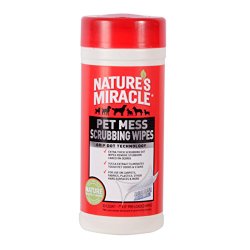 Nature’s Miracle 30 Count Pet Mess Scrubbing Wipes