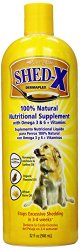 SynergyLabs SHED-X Dermaplex Shed Control 100% Natural Nutritional Supplement for Dogs; 32 fl. oz.