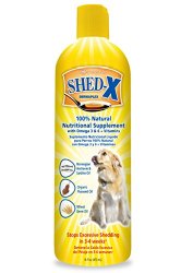 SynergyLabs SHED-X Dermaplex Shed Control Nutritional Supplement for Dogs; 16 fl. oz.