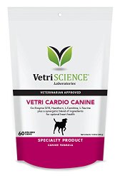 VetriScience® Laboratories –  Cardio Strength Canine Bite Size Chews for Pet