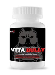 Vita Bully Supplement for Bully Breeds: Pit Bulls, American Bullies, Exotic Bullies, Bulldogs, Pocket Bullies (60 Tablets)