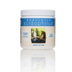 Wholistic Pet Acidophilus 4oz Natural and Organic Probiotic Supplement