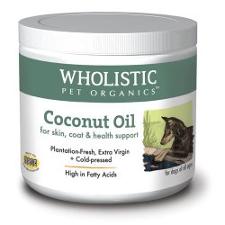 Wholistic Pet Organics Coconut Oil Supplement, 8 fl oz