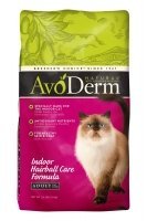 AvoDerm Natural Indoor Hairball Formula Corn Free Cat Food, 11-Pound