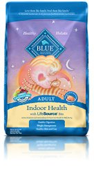 Blue Buffalo Adult Cat Indoor Formula Dry Cat Food, 15 lb Bag