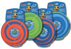 Chuckit! Canine Hardware Amphibious Flying Ring Dog Toy (Colors Vary) QTY 1