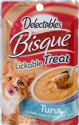 Delectables Bisque Lickable Treat – Tuna – Pack of 12