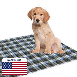 Dry Defender Puppy Pads (34″ x 36″) – Washable Puppy Training Pads for Housebreaking Your Pet
