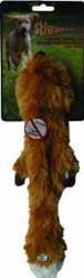 Ethical Mini Skinneeez Fox 14-Inch Stuffingless Dog Toy