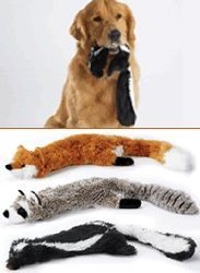 Ethical Pet Plush Skinneeez 24-Inch Dog Toy, Skunk