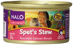 Halo Spot’s Stew for Cats, Succulent Salmon Recipe, 3oz/12cans