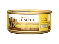 Instinct Grain-Free Chicken Canned Cat Food by Nature’s Variety 5.5 oz Cans (Case of 12)