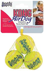 KONG Air KONG Air SqueakAIR Balls Dog Toy, Extra Small, Yellow, 3/pack