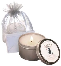 Luxepets In Loving Memory Pet Lovers Dog Memorial Candle