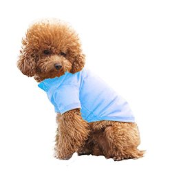 PanDaDa Pet Doggy Apparel Classic Small Dog Polo T-Shirt Puppy Tee Shirt Clothes