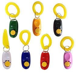 Penta Angel Pet Training Clicker Button Clicker with Wrist Strap, Train Dog, Cat, Horse, Pets for Clicker training (3 Pack)