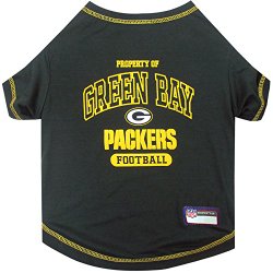 Pets First Green Bay Packers T-Shirt, X-Small