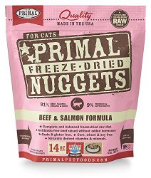 Primal Pet Foods Freeze-Dried Feline Beef and Salmon Formula