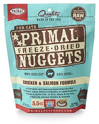 Primal Pet Foods Freeze-Dried Feline Chicken and Salmon Formula 5.5 oz