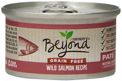 Purina Beyond Natural Canned Cat Food, Grain Free, Wild Salmon Recipe, 3-Ounce Can, Pack of 12