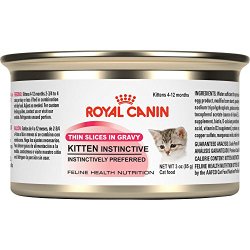 Royal Canin Canned Cat Food, Kitten Instinctive (Pack of 24 3-Ounce Cans)