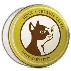 Sojos Hand-Picked 100% Organic Cat Nip, 1-Ounce Tin