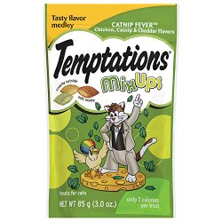 TEMPTATIONS MixUps Treats for Cats CATNIP FEVER Flavor 16 Ounces