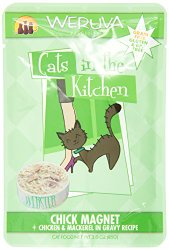 Weruva 878408008221 Cats in the Kitchen Pouch Chick Magnet Pet Food (8 Pack), 3 oz