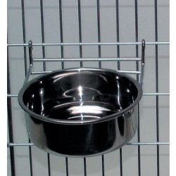 Advance Pet Products Stainless Steel Coop Cups with Hook, 48-Ounce