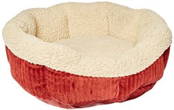 Aspen Pet 80135  Self Warming Cat Bed, 19-Inch, Warm Spice with Creme