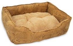 Best Pet Supplies Squared Suede Bed for Pets, X-Large