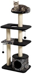 Feline Nuvo Tower Cat Tree Furniture, 22 by 15 by 50.5-Inch
