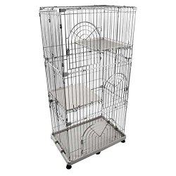 IRIS 3-Tier Wire Cat Cage